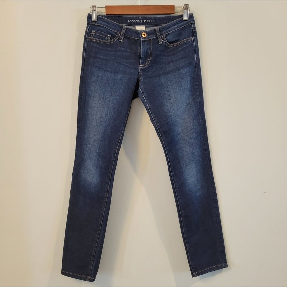 Banana Republic Dark Wash Skinny Jeans Size 26
